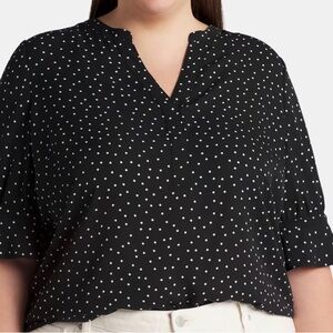 41 Hawthorn Black and White Polka Dot Blouse